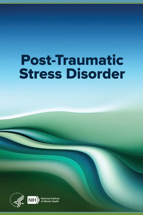 Post-Traumatic Stress Disorder graphic explaining PTSD as part of mental health education, awareness, and support